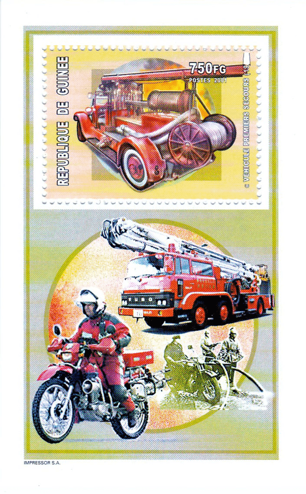 History of the fire department 2001