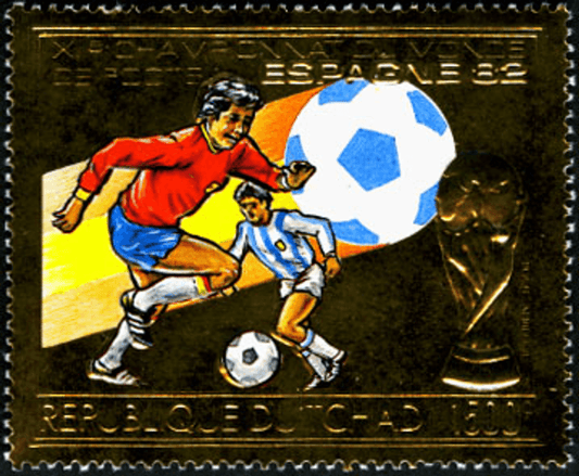 Spain Soccer Worldcup 1982 , Gold issue