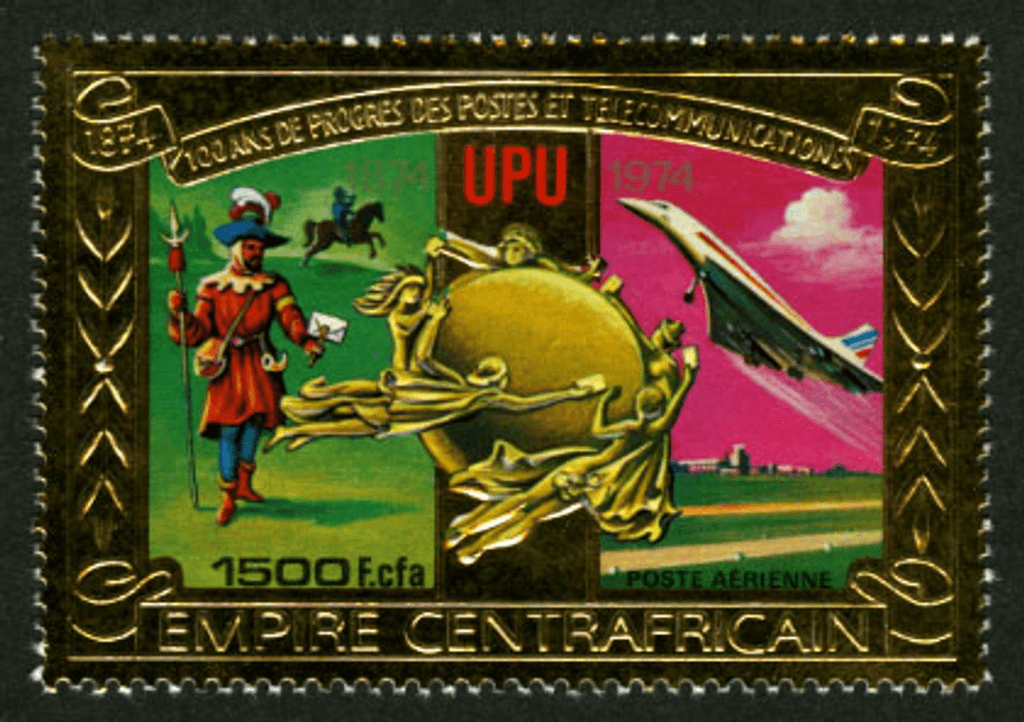 Hundred Years of Postal Progress 1978 GOLD