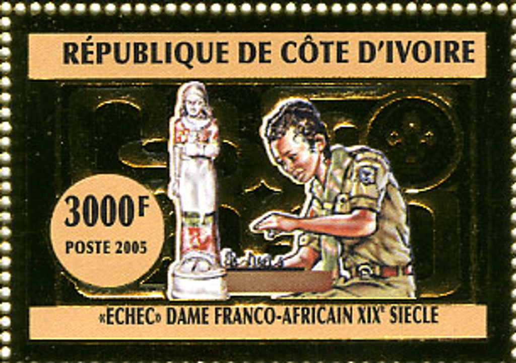 Scouting & Chess , Gold issue