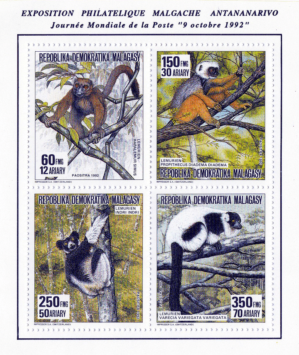 National Stamp Exhibition Antananarivo  92