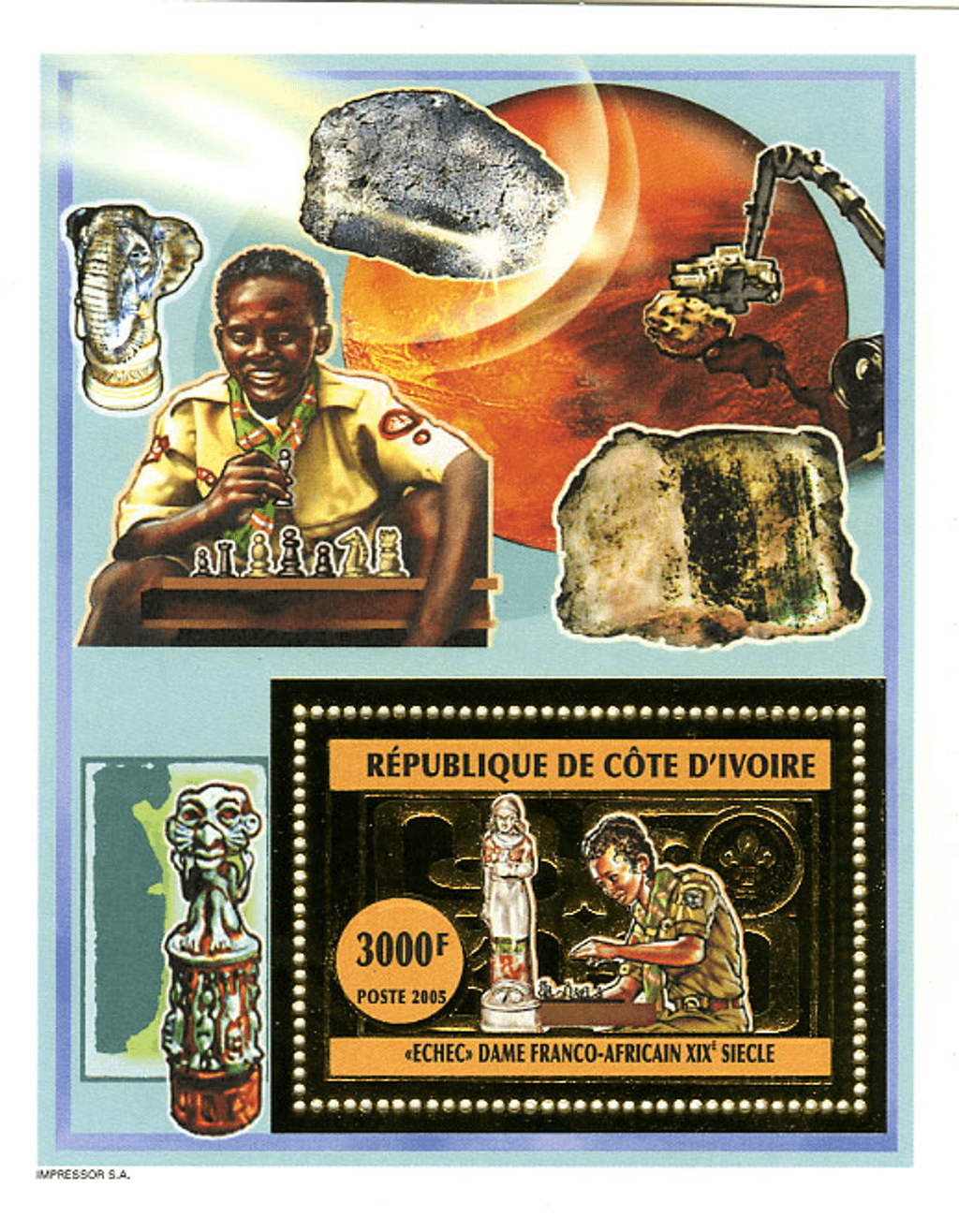 Scouting & Chess , Gold issue