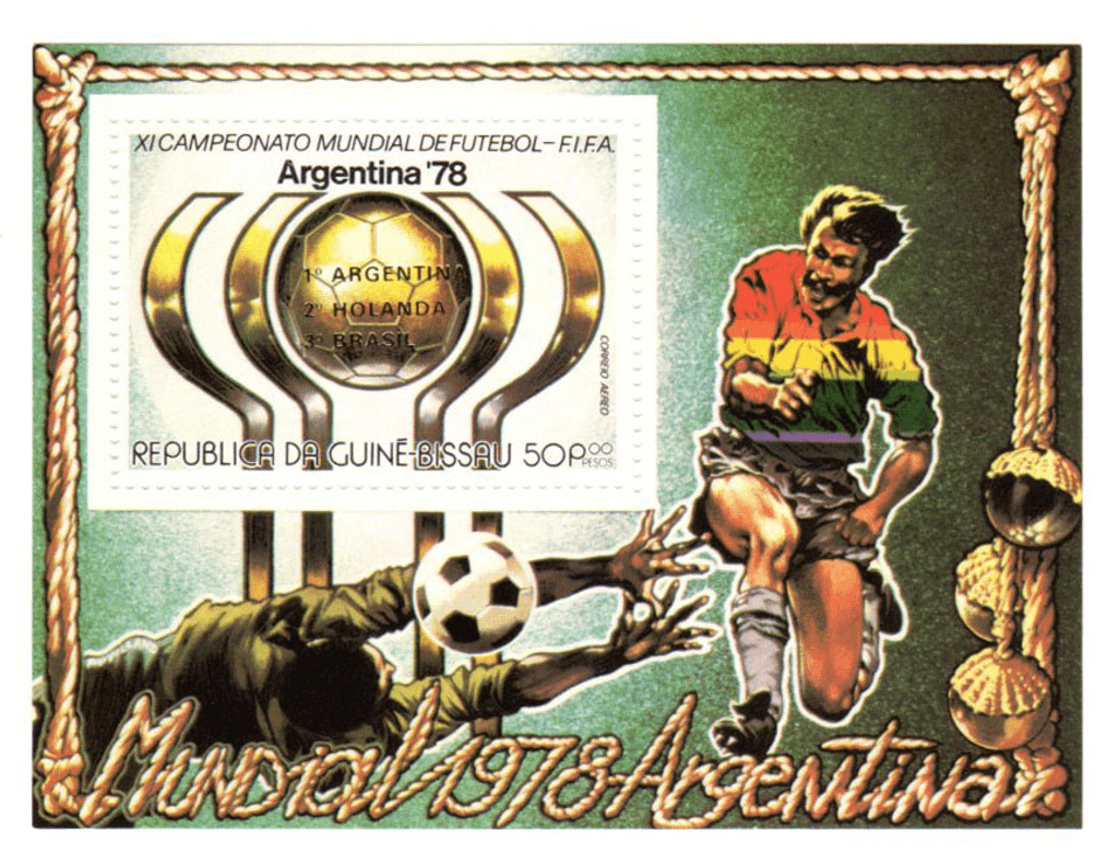Football world championship, Argentina : Placement of final participants – GOLD  1978
