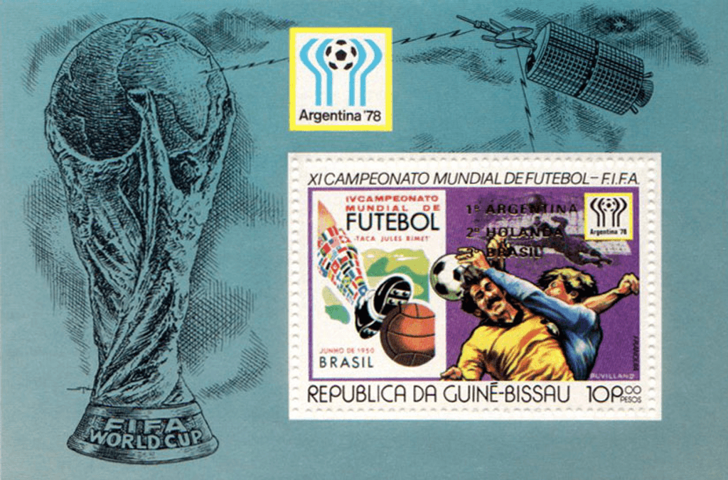 Football world championship, Argentina : Placement of final participants – GOLD  1978