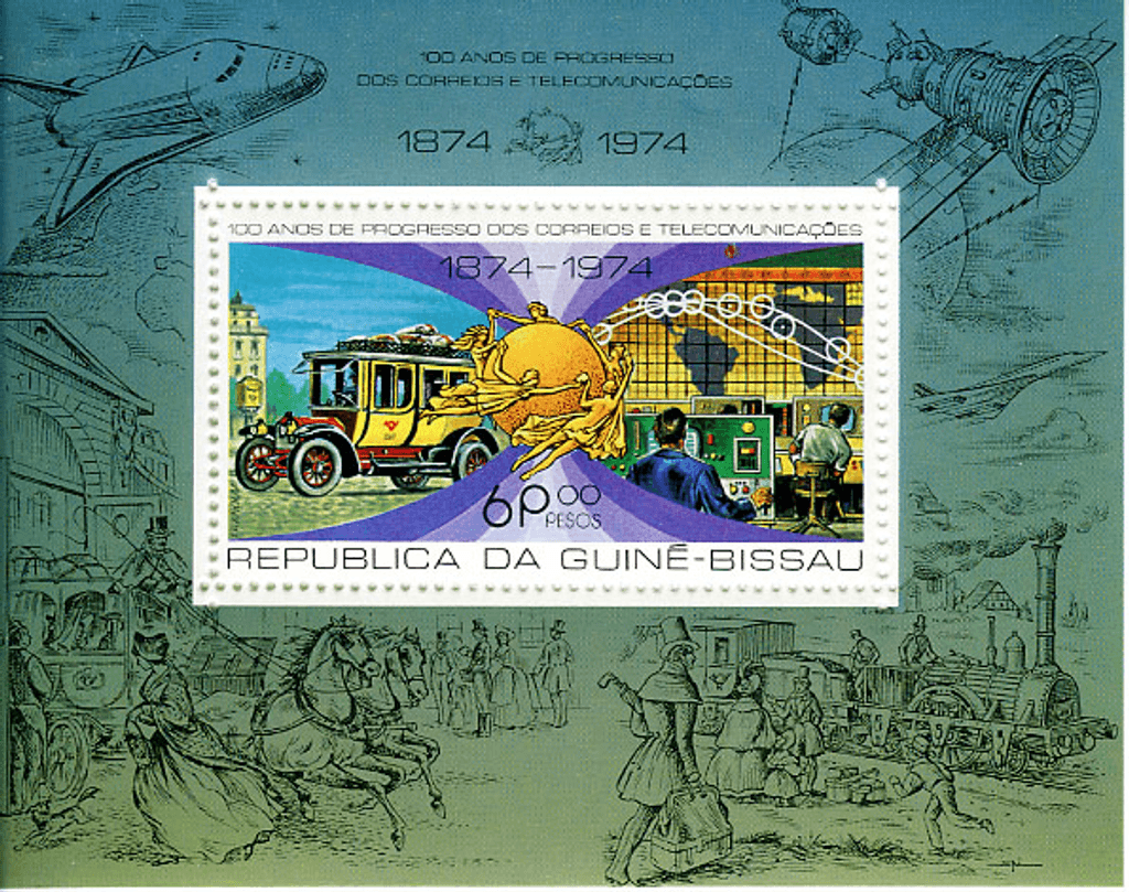 100 years of Postal & Telecommunication progress / Space