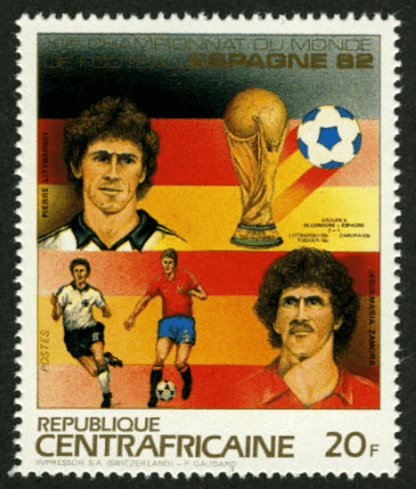 World Footbal Cup 1982 (Hamilton-Pezzey-Borovski-Boniek-Zamora-Passarella-Zico-Rossi-Smolarek-Giresse-Rummenigge)