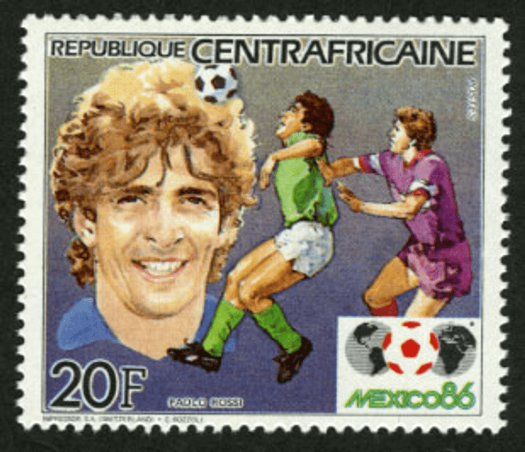 football World Cup Mexico 1986 (Pelé-Schumacher-Rossi-Keegan-Platini-Rummenigge-Maradona)  1985