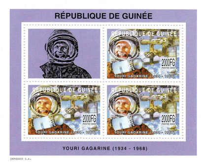 Space travel (Gagarine-Armstrong) 2002
