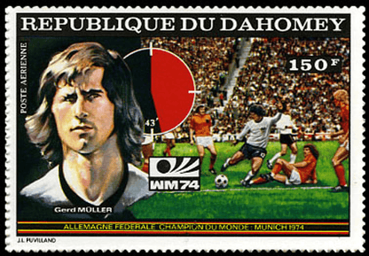 Dahomey Munich world cup football imperf. and perf.