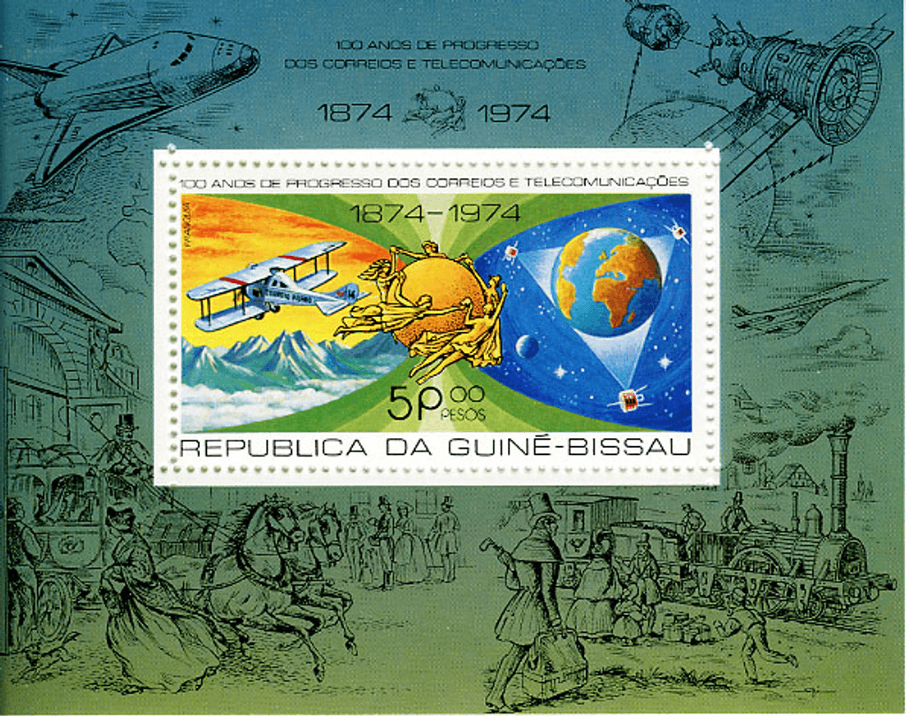 100 years of Postal & Telecommunication progress / Space