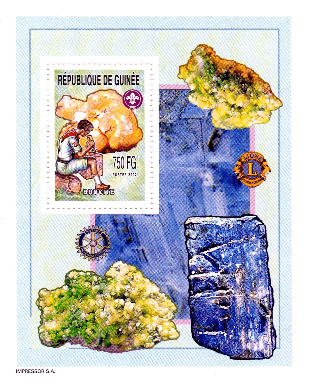 Boy Scout and Minerals 2002