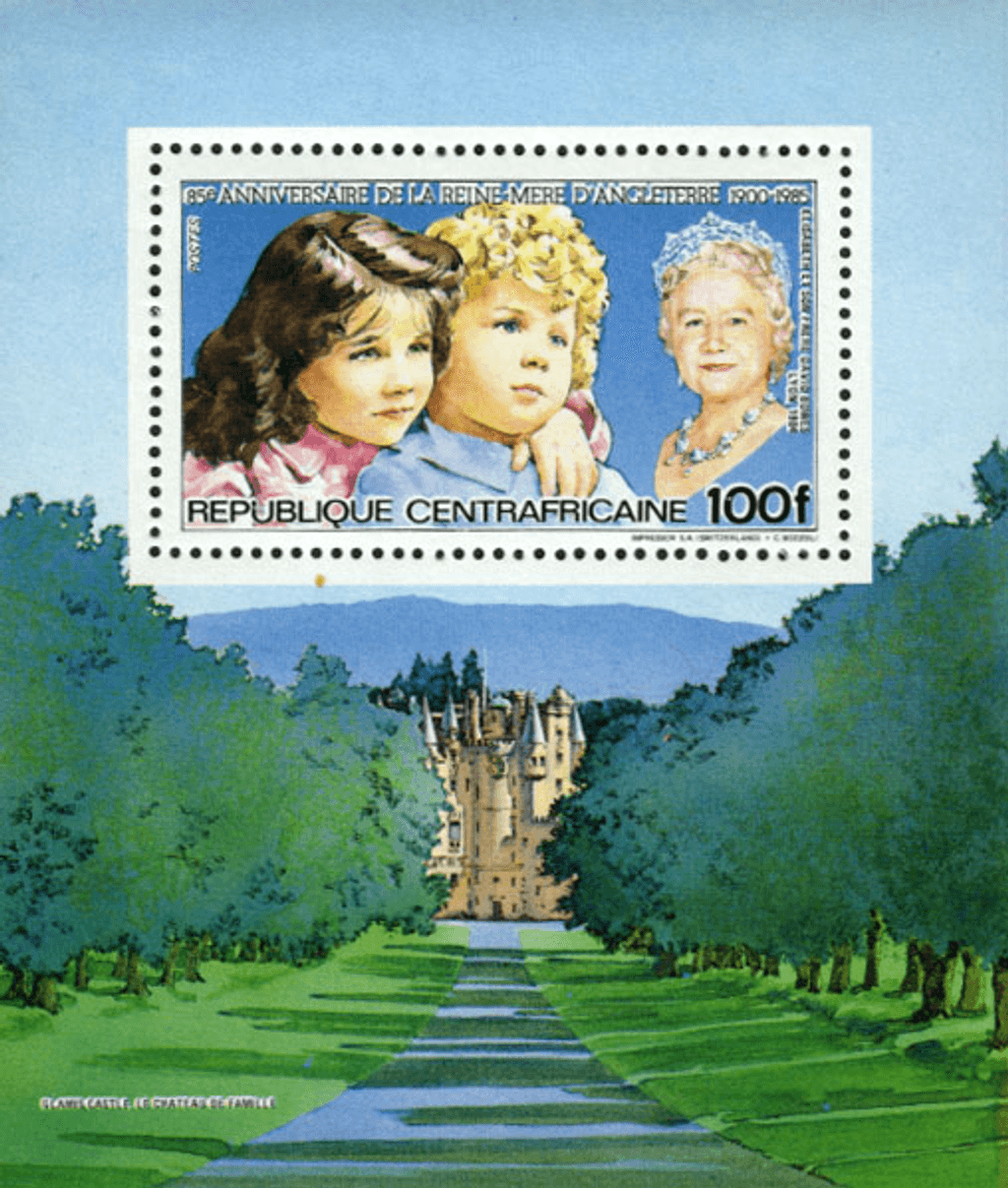 Birthday of Queen Mother Elisabeth 1985