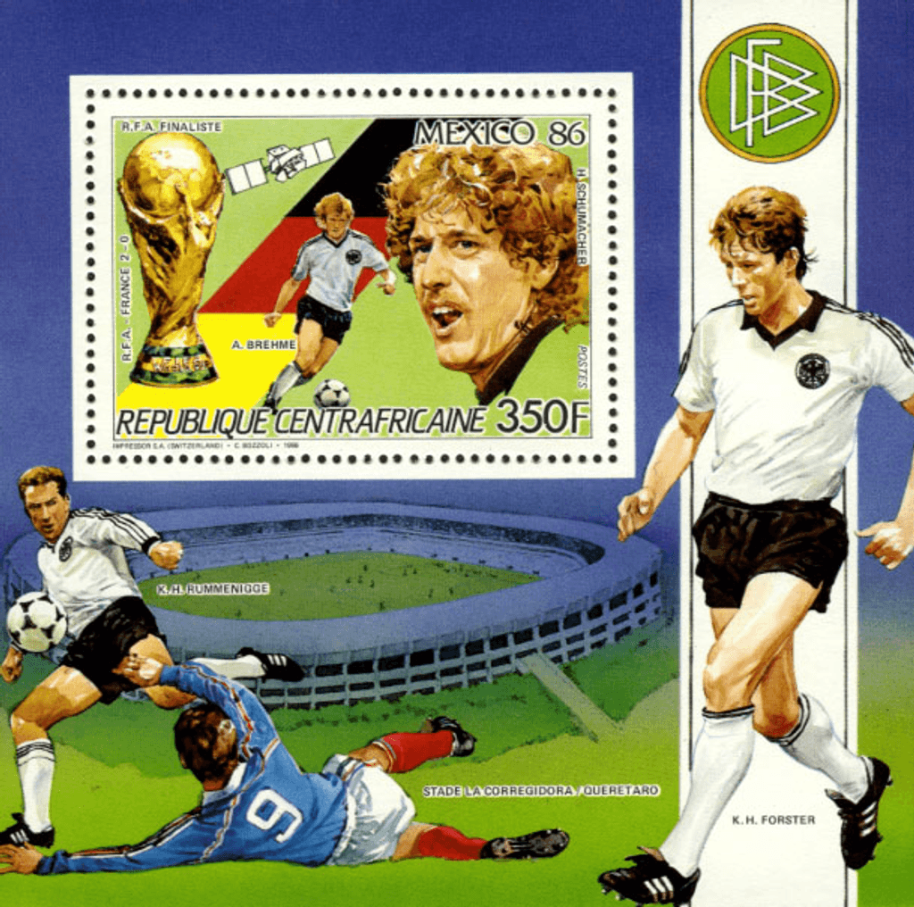 Win the Football Championship in Mexico by Argentina 1986