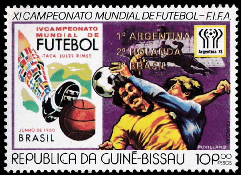 Football world championship, Argentina : Placement of final participants – GOLD  1978