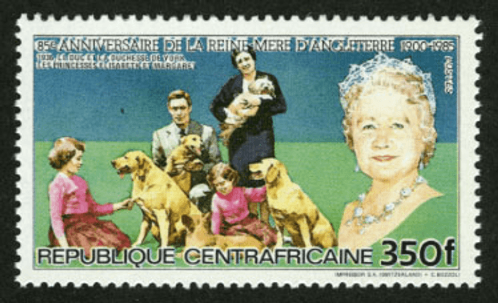 Birthday of Queen Mother Elisabeth 1985