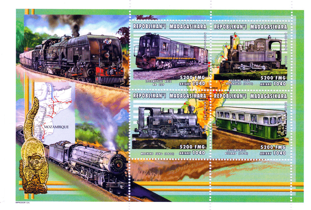 Locomotives of african railway companies   2000