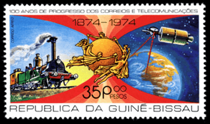 100 years of Postal & Telecommunication progress / Space